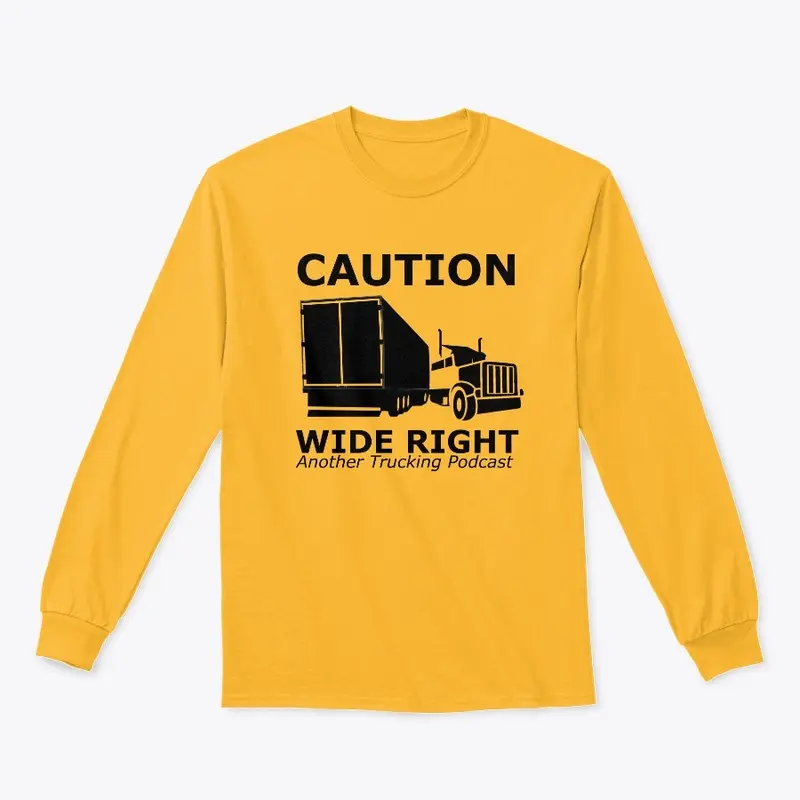 Caution: Wide Right (BLACK logo)