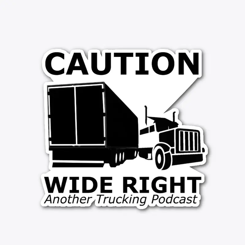 Caution: Wide Right (BLACK logo)