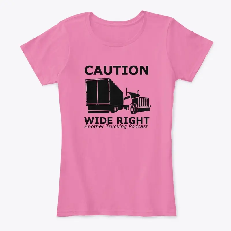 Caution: Wide Right (BLACK logo)